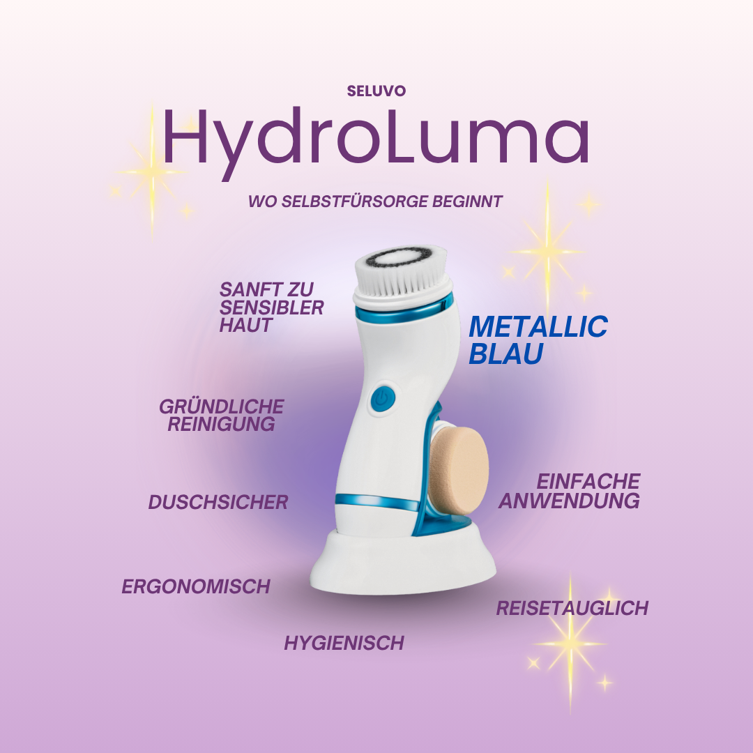 HydroLuma | die 4-in-1 Gesichtsreinigungsbürste