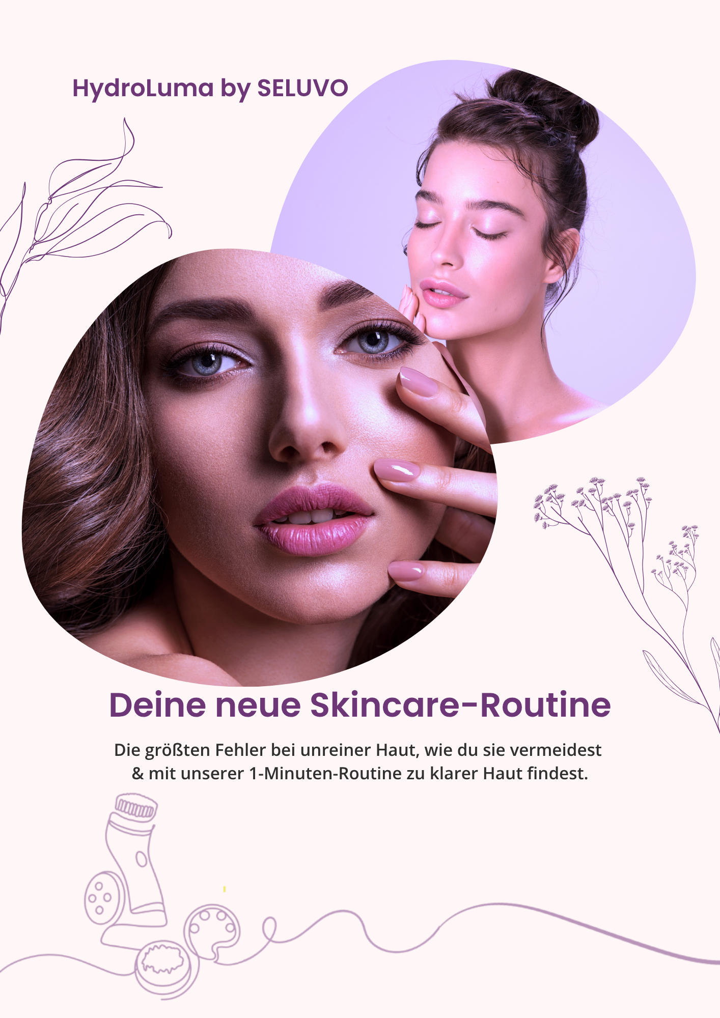 HydroLuma Guideline | deine 1-Minuten-Routine zu klarer, ruhiger Haut