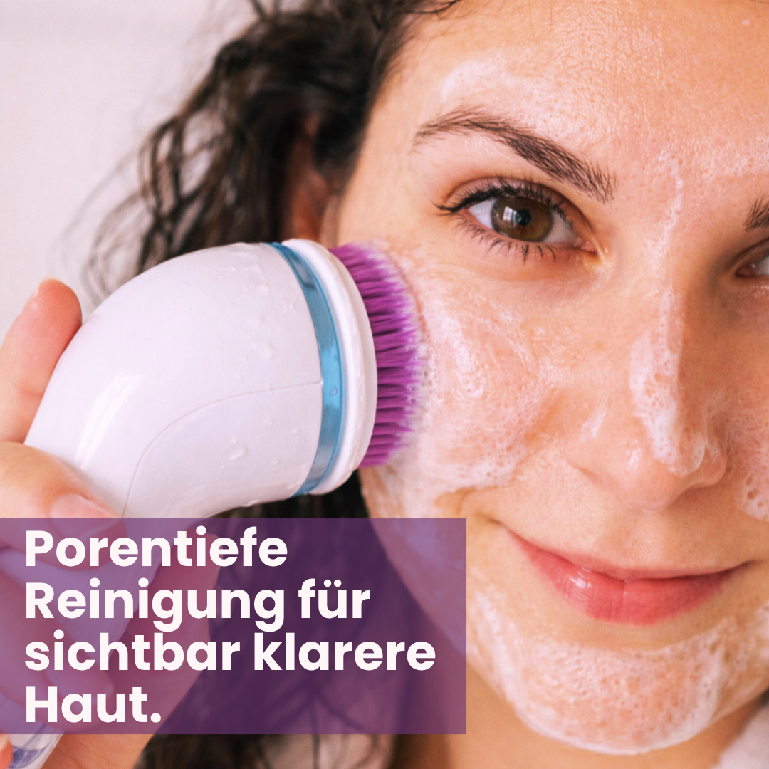 HydroLuma | elektrische 4-in-1 Gesichtsreinigungsbürste