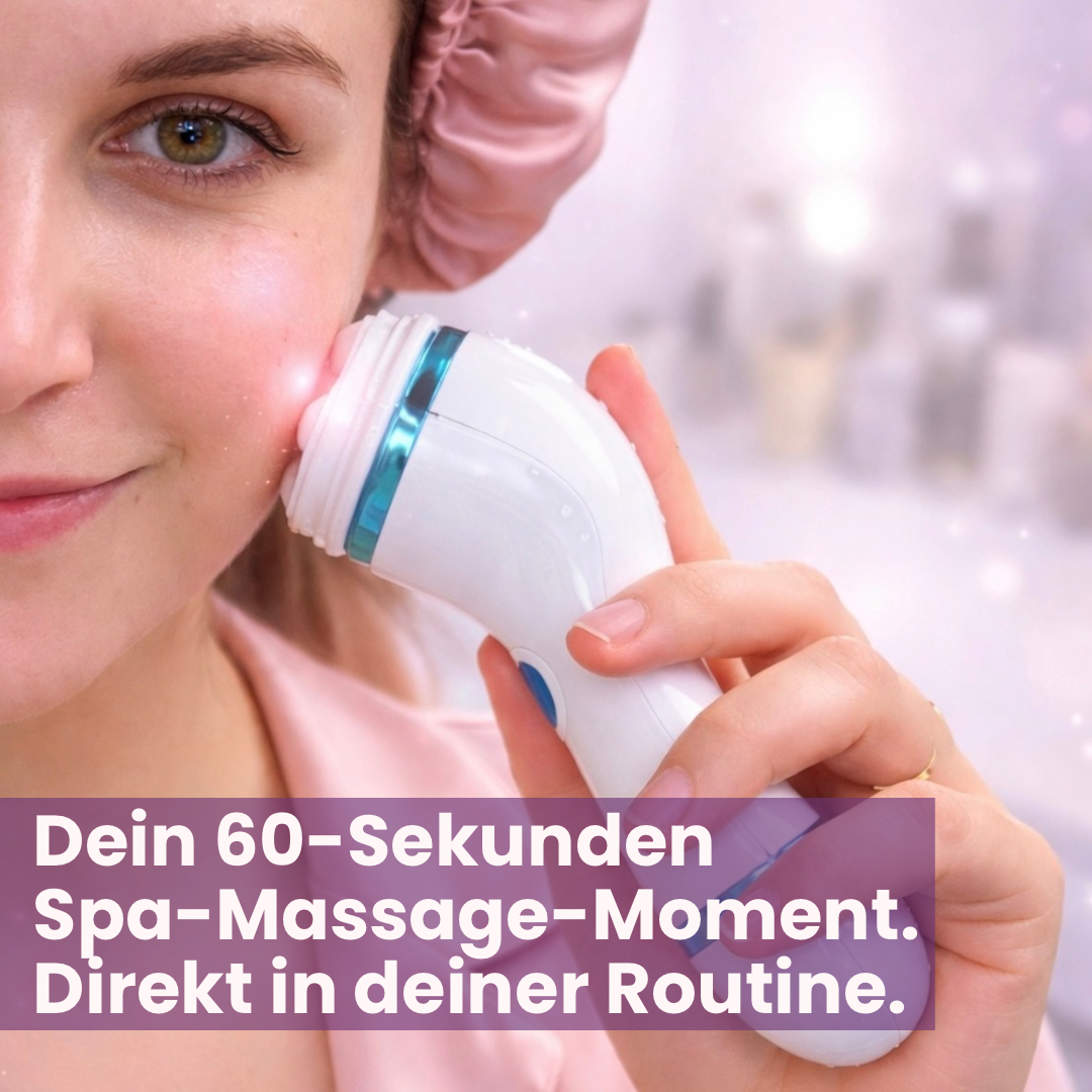 HydroLuma | elektrische 4-in-1 Gesichtsreinigungsbürste