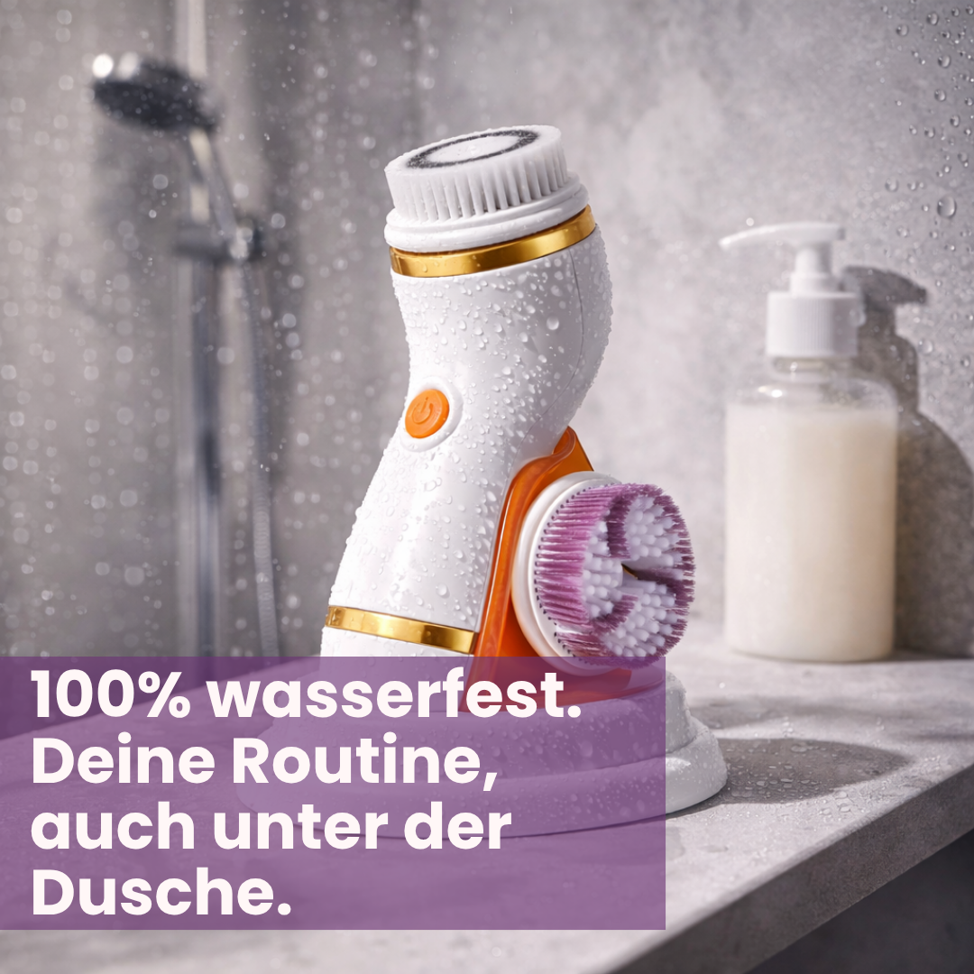 HydroLuma | elektrische 4-in-1 Gesichtsreinigungsbürste