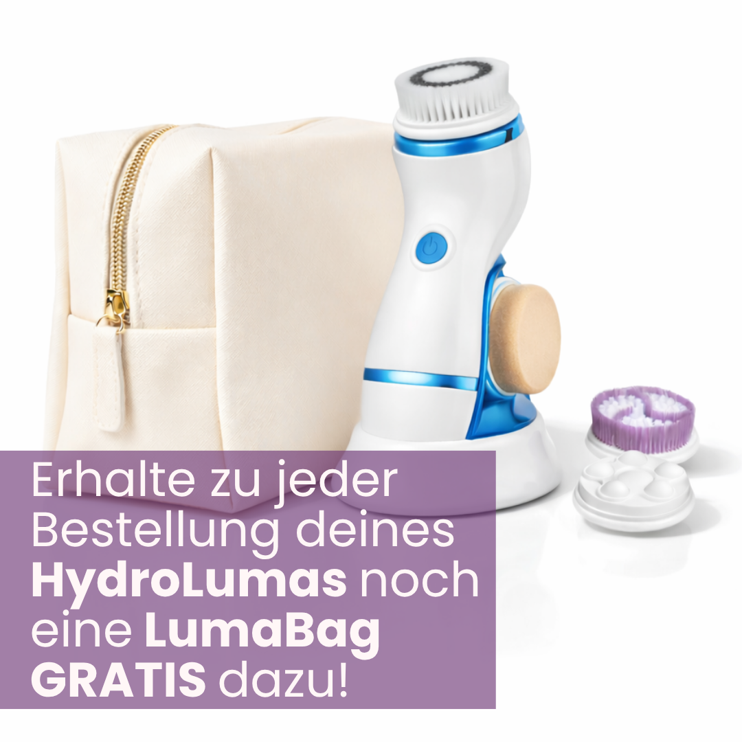 HydroLuma | elektrische 4-in-1 Gesichtsreinigungsbürste